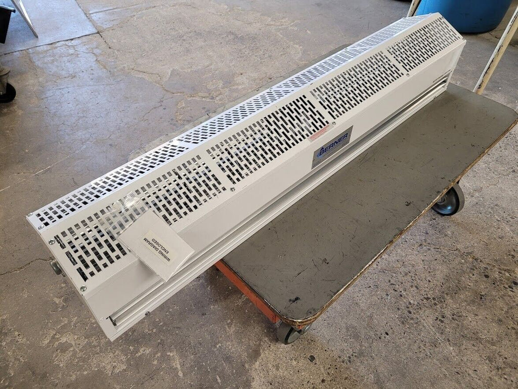 BERNER SLC07-1048AA 48" Wide Low Profile Air Curtain 8" Deep 120VAC 3.4A 1/5HP