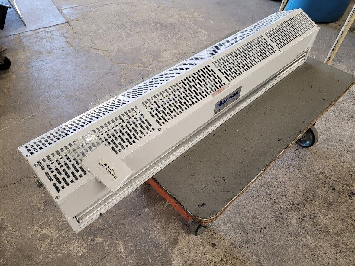 BERNER SLC07-1048AA 48" Wide Low Profile Air Curtain 8" Deep 120VAC 3.4A 1/5HP