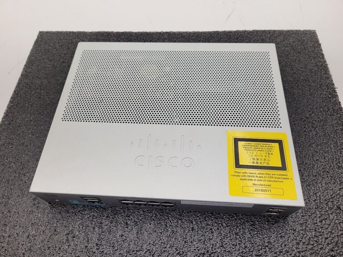 CISCO WS-C2960L-8TS-LL 8 Port GigE 10/100/1000 2 x SFP Ethernet Switch 2960L-8TS