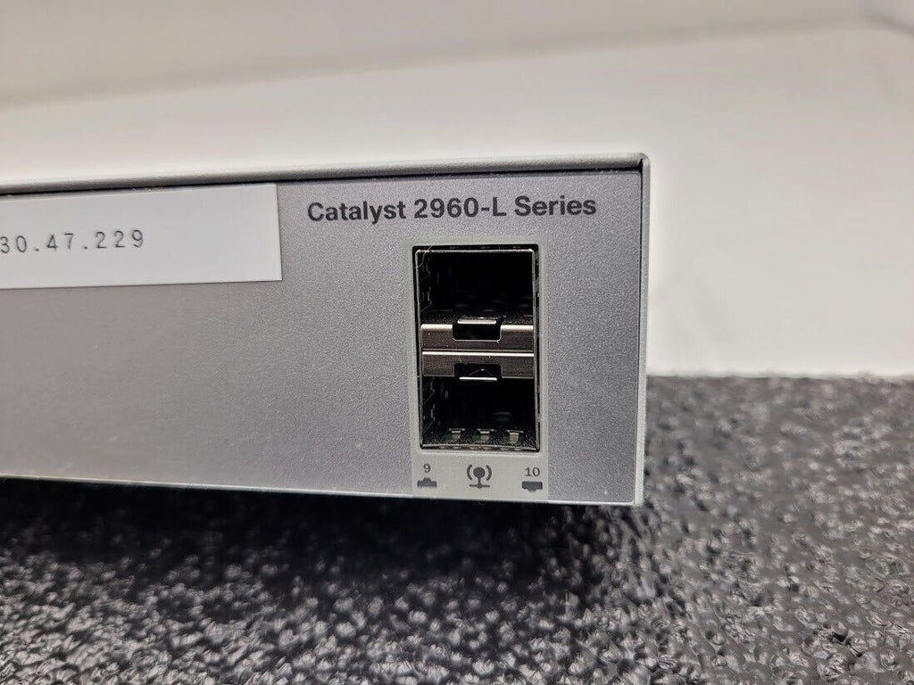 CISCO WS-C2960L-8TS-LL 8 Port GigE 10/100/1000 2 x SFP Ethernet Switch 2960L-8TS