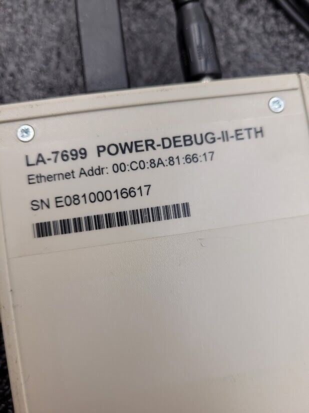 Lauterbach LA-7699 POWER-DEBUG-II-ETH Power Debug II LA-7742 JTAG-ARM9