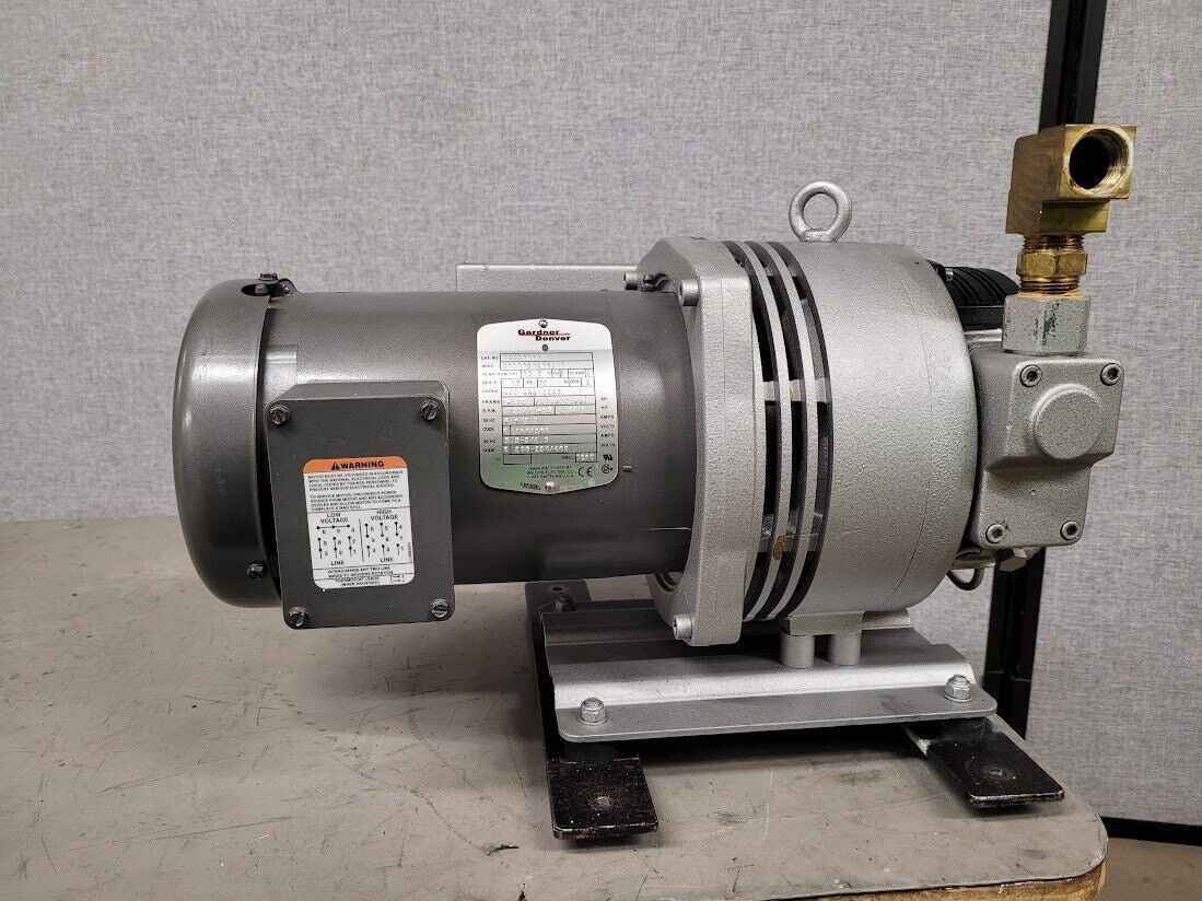 Elmo Rietschle Gardner Denver VCE-25 Rotary Vane Vacuum Pump 1.5HP 3PH 230/480V