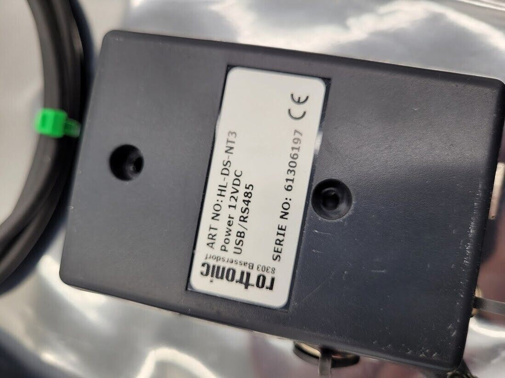 Rotronic HygroLog HL-NT2-D Temp/Humidity Data Logger w/docking station + Spare