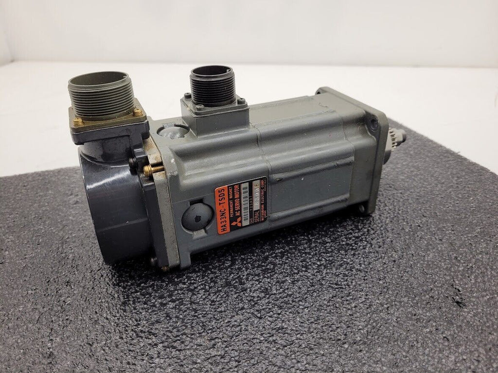 Mitsubishi HA33NC-TSD5 AC Servo Motor OSE104S Encoder Citizen E-32 Bent Shaft