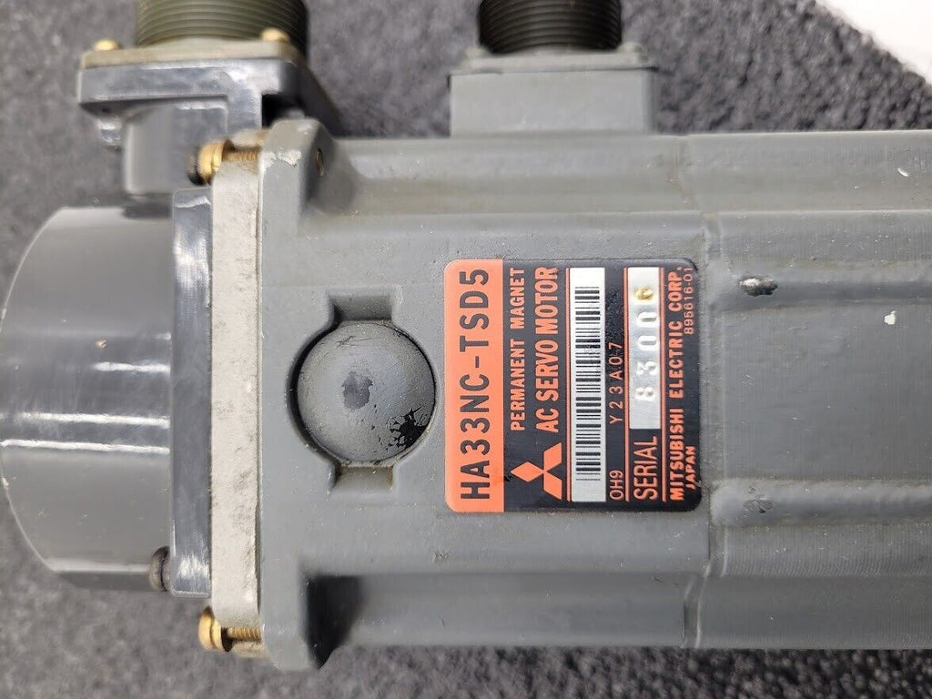 Mitsubishi HA33NC-TSD5 AC Servo Motor OSE104S Encoder Citizen E-32 Bent Shaft