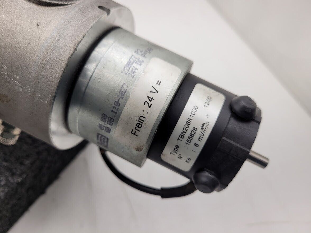 Parvex Servo Motor RX320ER1309 54VDC 3000RPM 24V Brake 93:1 Gearhead
