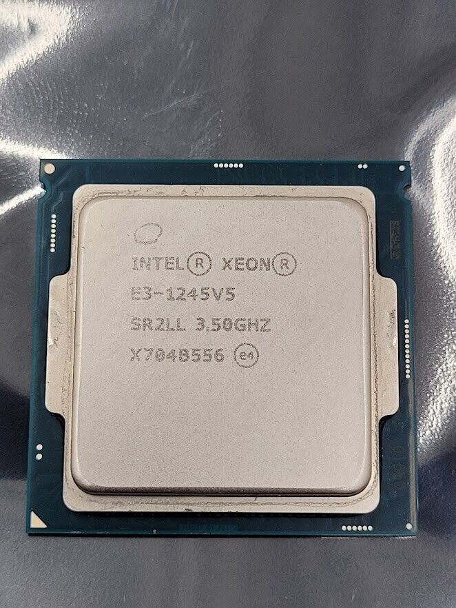 Intel Xeon E3-1245 V5 SR2LL  Quad-Core 3.5Ghz LGA1151CPU Processor E3-1245V5