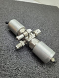 Swagelok Pneumatic Diaphragm Multi Valve Manifold 6LVV-P1D9056P-AB 1/4 M/F VCR