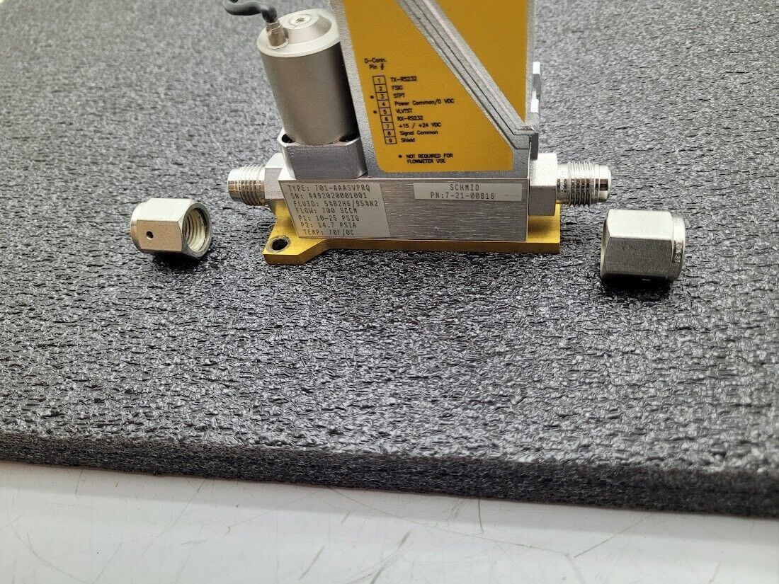 Parker Porter Digital Mass Flow Controller 701-AAASVPRQ 5%B2H6 / 95%N2 700SCCM