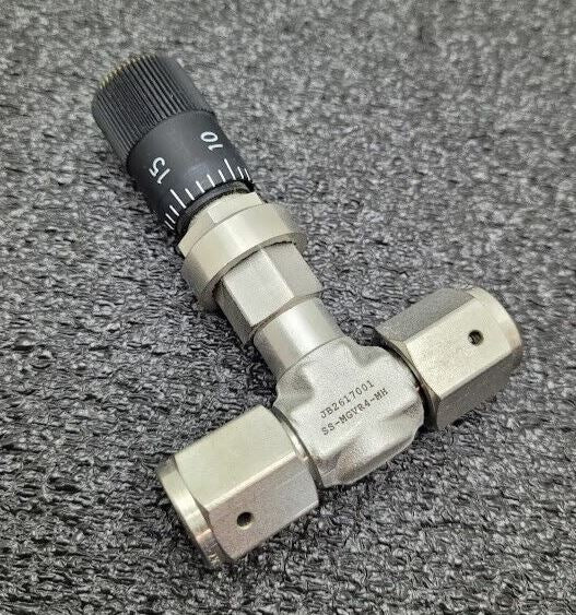 Swagelok SS-MGVR4-MH Stainless Steel Medium Flow Metering Valve 1/4" Male VCR