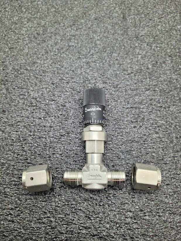 Swagelok SS-MGVR4-MH Stainless Steel Medium Flow Metering Valve 1/4" Male VCR