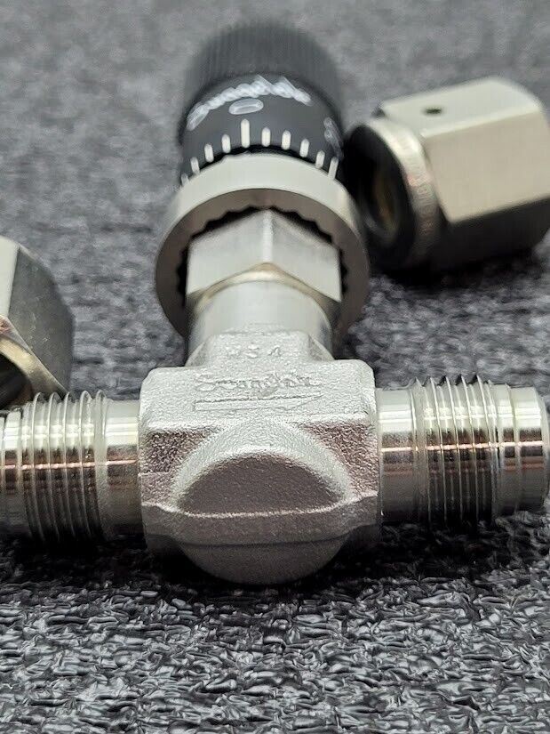 Swagelok SS-MGVR4-MH Stainless Steel Medium Flow Metering Valve 1/4" Male VCR