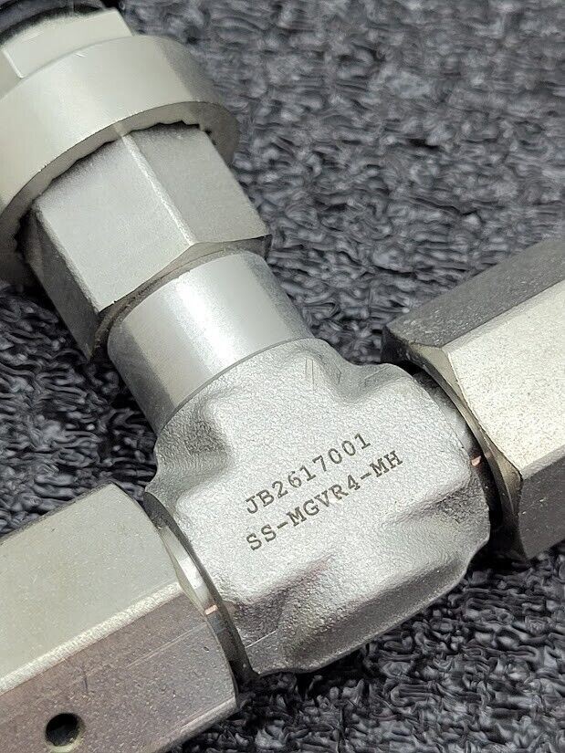 Swagelok SS-MGVR4-MH Stainless Steel Medium Flow Metering Valve 1/4" Male VCR