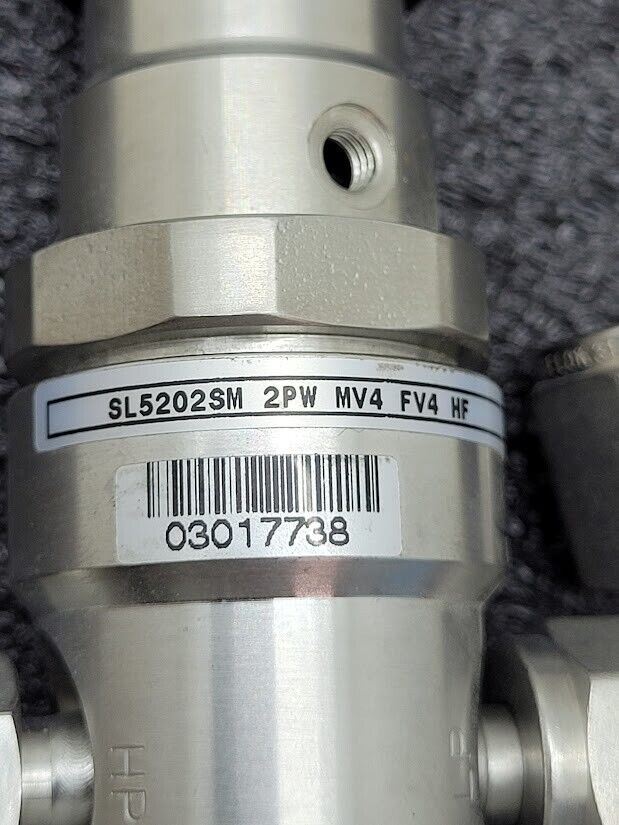 AP tech Pressure regulator APTech SL5202SM 2PW MV4 FV4 HF 1/4" VCR M-F