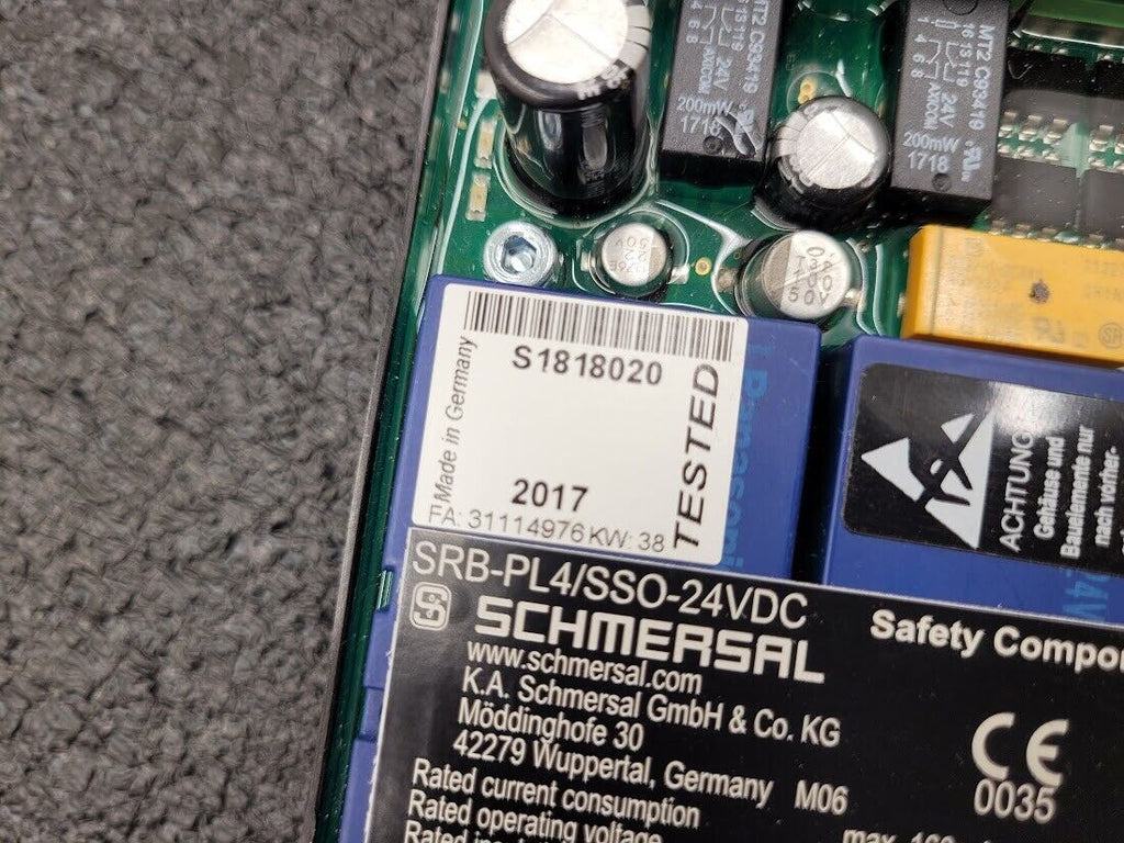 Schmersal Safety Relay Component SRB-PL4/SSO-24VDC DIN Rail Mount