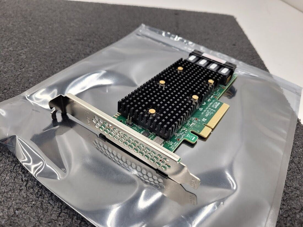 Avago LSI 9400-16i 12Gbps Tri-Mode SAS SATA NVMe HBA PCIE 4 port SFF-8643