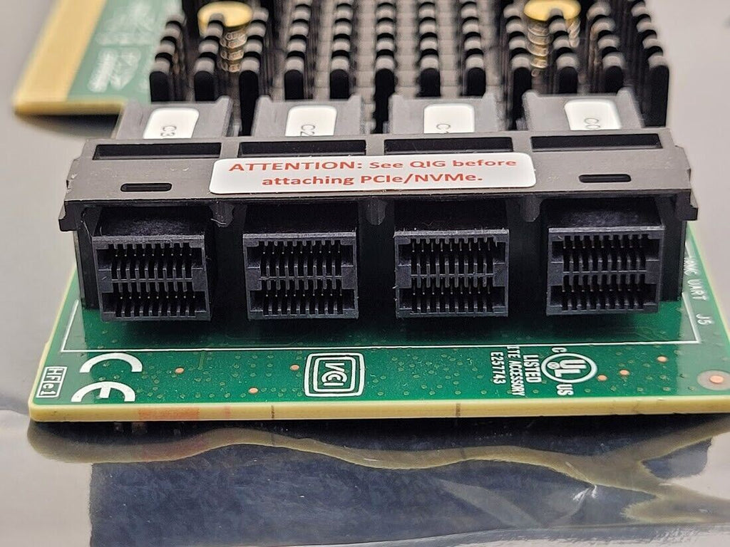 Avago LSI 9400-16i 12Gbps Tri-Mode SAS SATA NVMe HBA PCIE 4 port SFF-8643