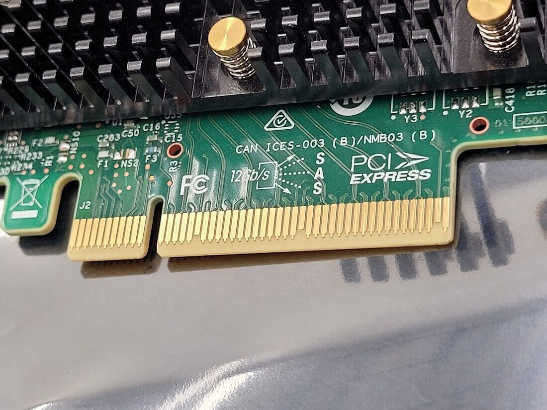 Avago LSI 9400-16i 12Gbps Tri-Mode SAS SATA NVMe HBA PCIE 4 port SFF-8643