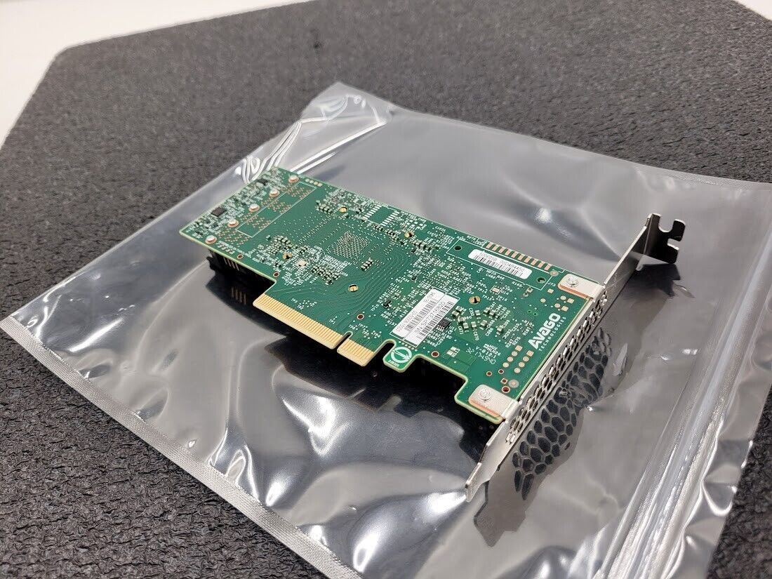 Avago LSI 9400-16i 12Gbps Tri-Mode SAS SATA NVMe HBA PCIE 4 port SFF-8643