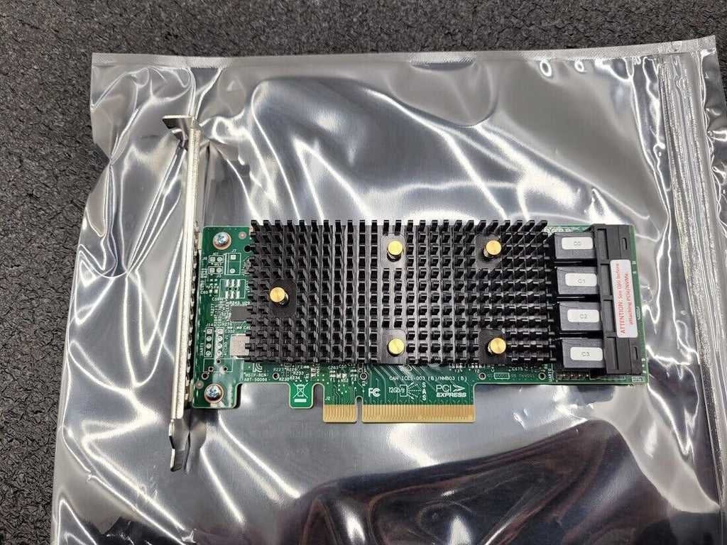 Avago LSI 9400-16i 12Gbps Tri-Mode SAS SATA NVMe HBA PCIE 4 port SFF-8643