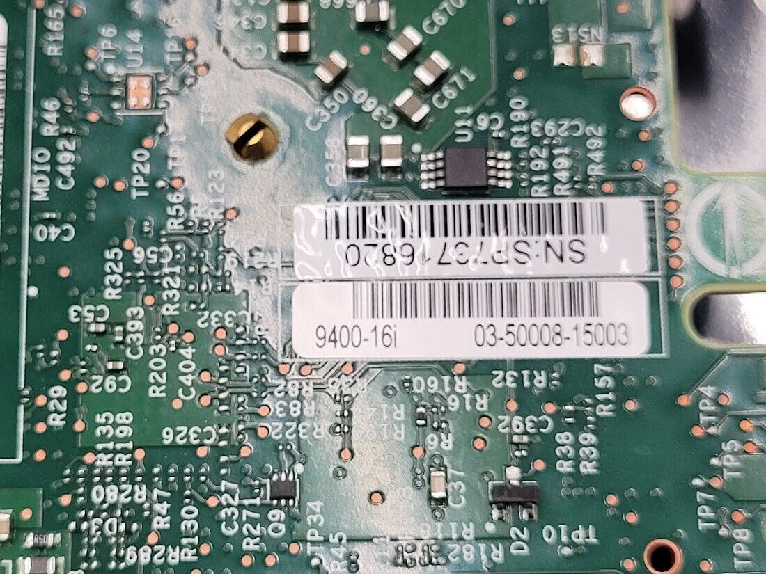 Avago LSI 9400-16i 12Gbps Tri-Mode SAS SATA NVMe HBA PCIE 4 port SFF-8643