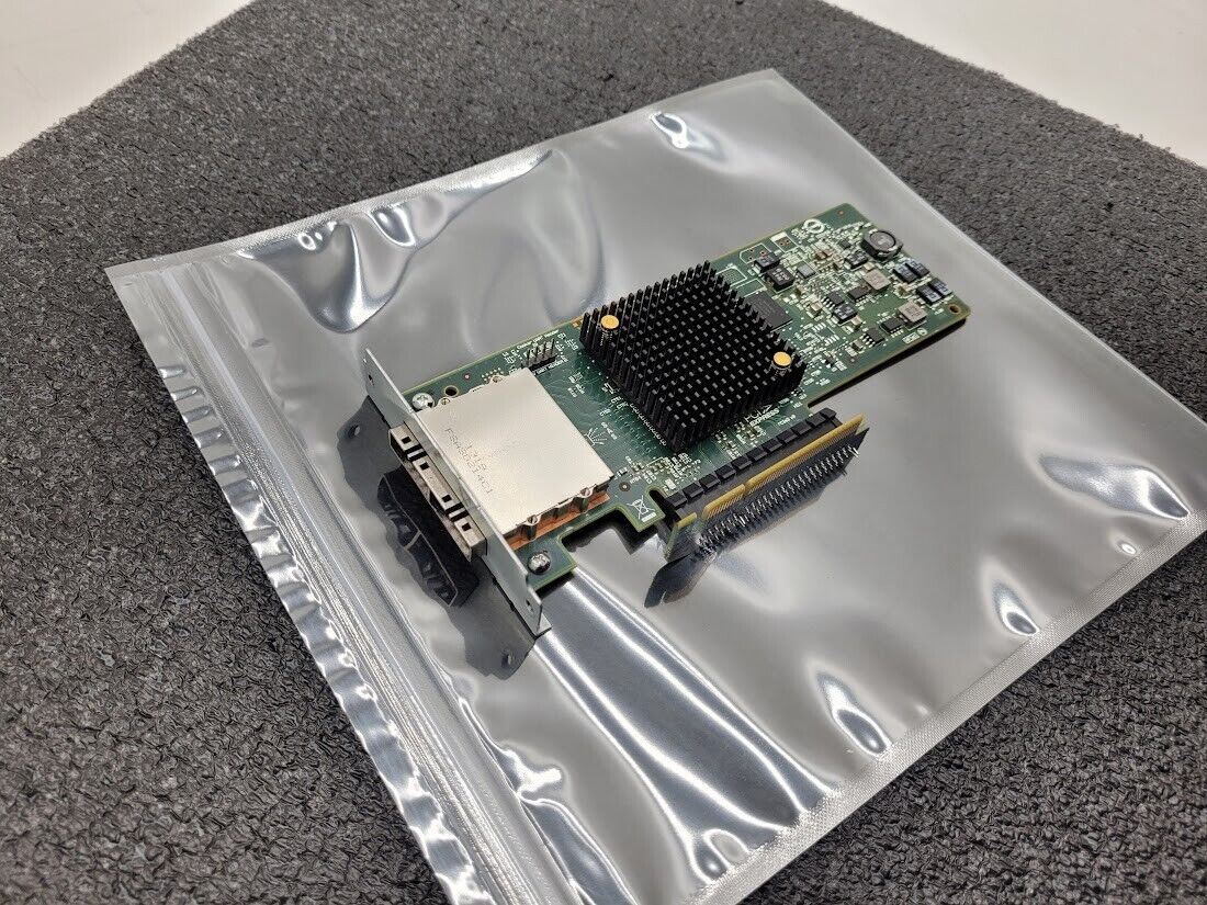 LSI 9207-8e SAS HBA 6Gbps PCI-E 3.0 P20 500605B No Bracket Working Pull SFF-8088