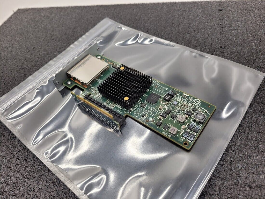 LSI 9207-8e SAS HBA 6Gbps PCI-E 3.0 P20 500605B No Bracket Working Pull SFF-8088