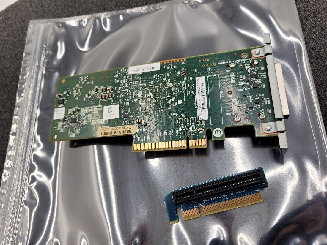 LSI 9207-8e SAS HBA 6Gbps PCI-E 3.0 P20 500605B No Bracket Working Pull SFF-8088