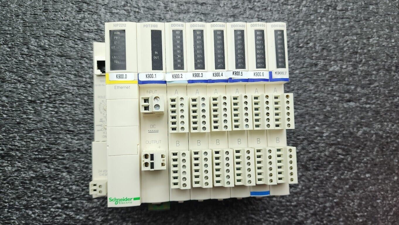 Schneider Telemecanique STBNIP2212 Ethernet MB NIM PLC Control Advantys Unit D