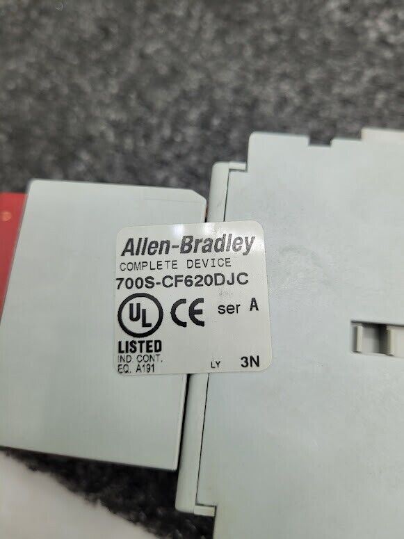 Allen Bradley Guardmaster 700S-CF620DJC 230-690V 20A Contactor 24VDC Coil 100S-F