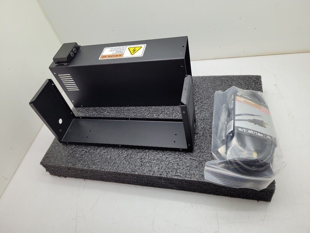 Black Southwire Power Supply Project Box 13"x5"x3" + Power Cord and Switch