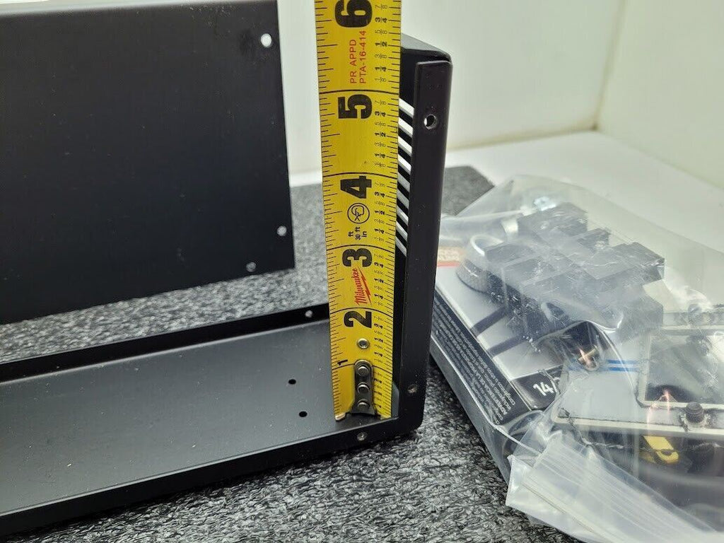 Black Southwire Power Supply Project Box 13"x5"x3" + Power Cord and Switch