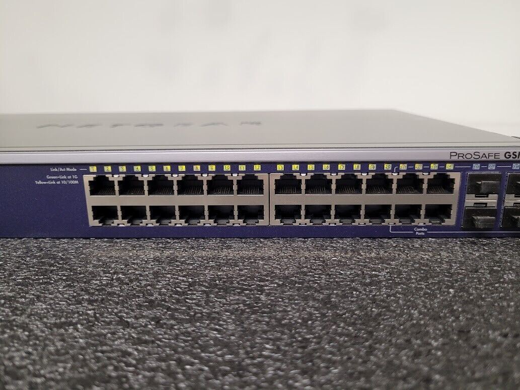 NetGear ProSafe GSM7224 V2  V2H1 24 Port Managed Network Switch Static Routing