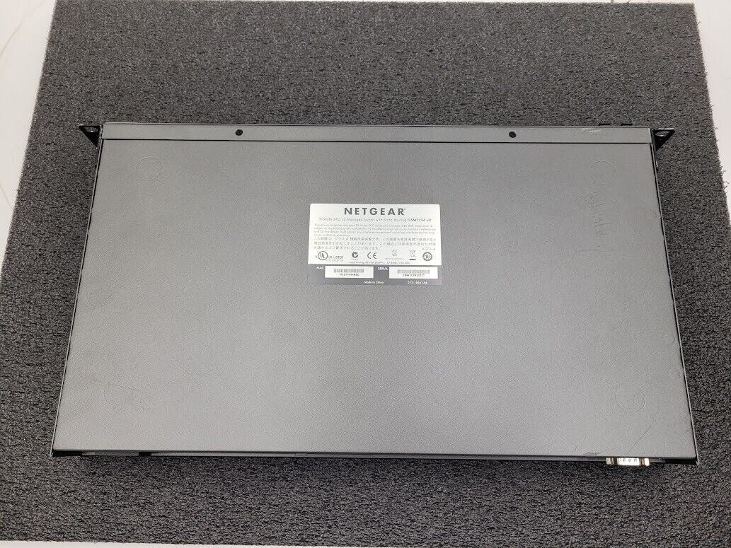 NetGear ProSafe GSM7224 V2  V2H1 24 Port Managed Network Switch Static Routing