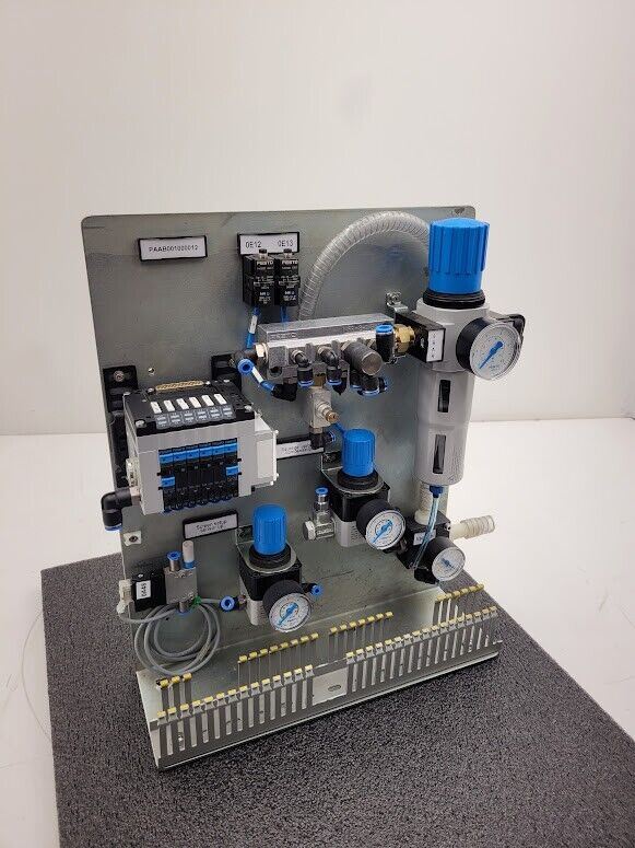 Festo Electro Pneumatic Vacuum Manifold 7 Valve 3 Regulator Robot Control Unit D