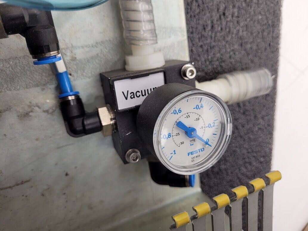 Festo Electro Pneumatic Vacuum Manifold 7 Valve 3 Regulator Robot Control Unit D