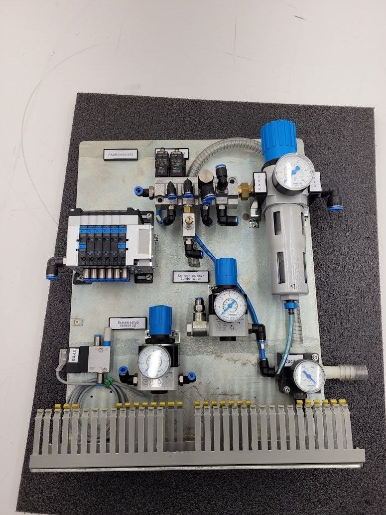 Festo Electro Pneumatic Vacuum Manifold 7 Valve 3 Regulator Robot Control Unit D