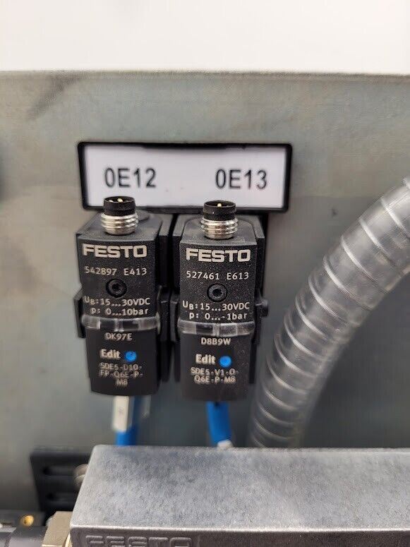 Festo Electro Pneumatic Vacuum Manifold 7 Valve 3 Regulator Robot Control Unit D