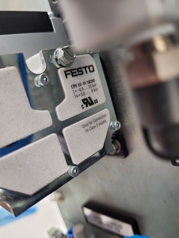 Festo Electro Pneumatic Vacuum Manifold 7 Valve 3 Regulator Robot Control Unit D