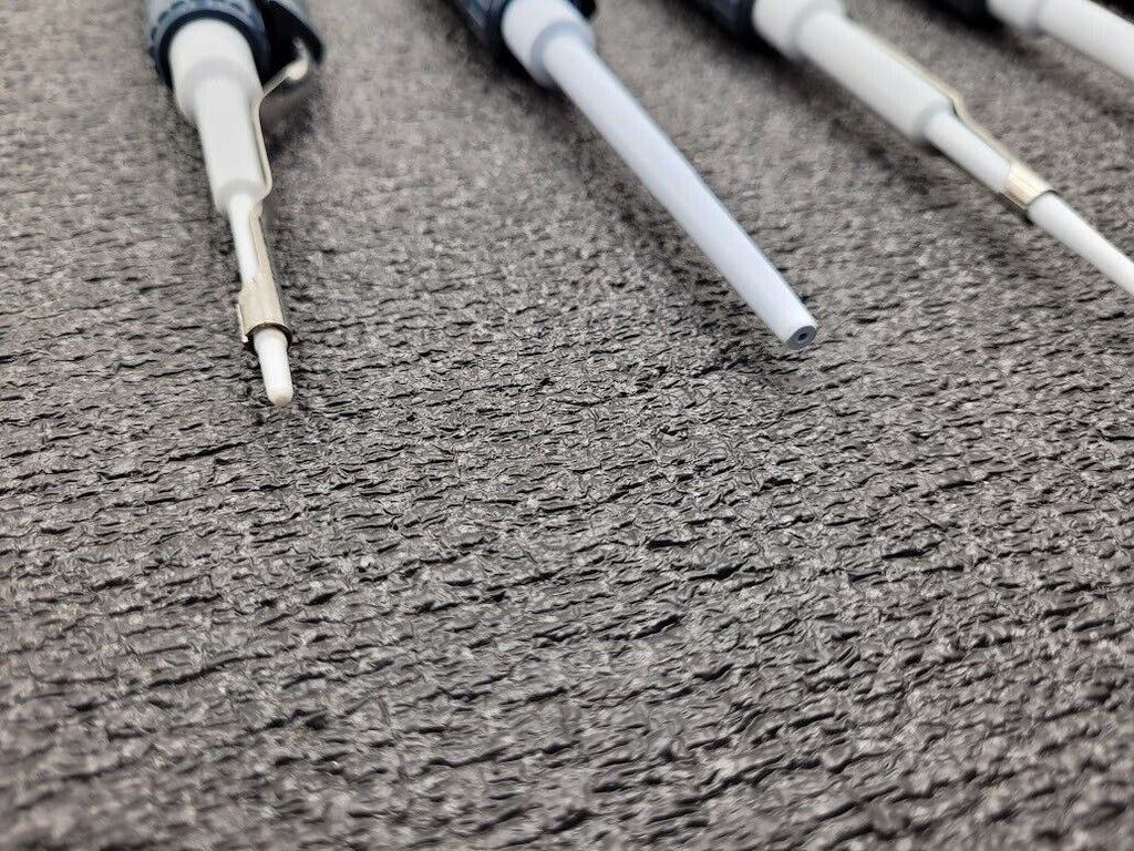 Lot of 5 Rainin Gilson Pipetman Air-Displacement Pipettes 1x P10 2x P20 2x P200
