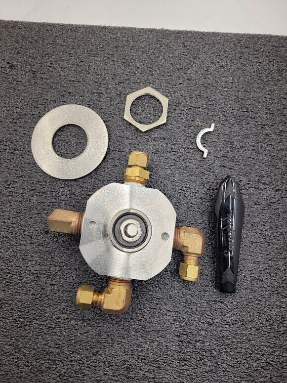 Swagelok SS-45YF8 316 SS Stainless 1-Piece 40 Series 4-Way Ball Valve 1500 PSI