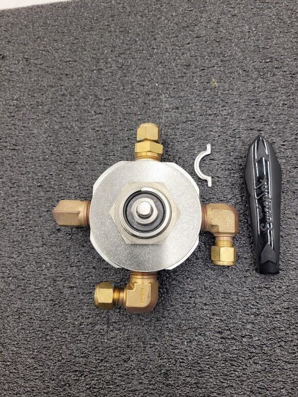 Swagelok SS-45YF8 316 SS Stainless 1-Piece 40 Series 4-Way Ball Valve 1500 PSI