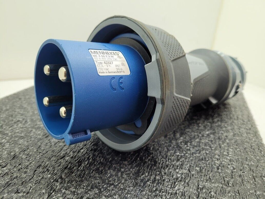 Mennekes PowerTOP Xtra Rugged ME 4 60 P 9 W Water Tight Plug ME460P9W Pin Sleeve