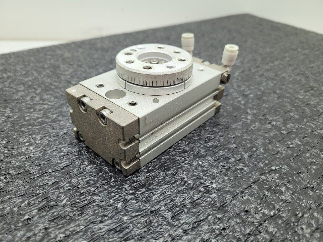 SMC MSQB10A Pinion Rotary Actuator Pneumatic Cylinder Table w/ D-M9N Sensors