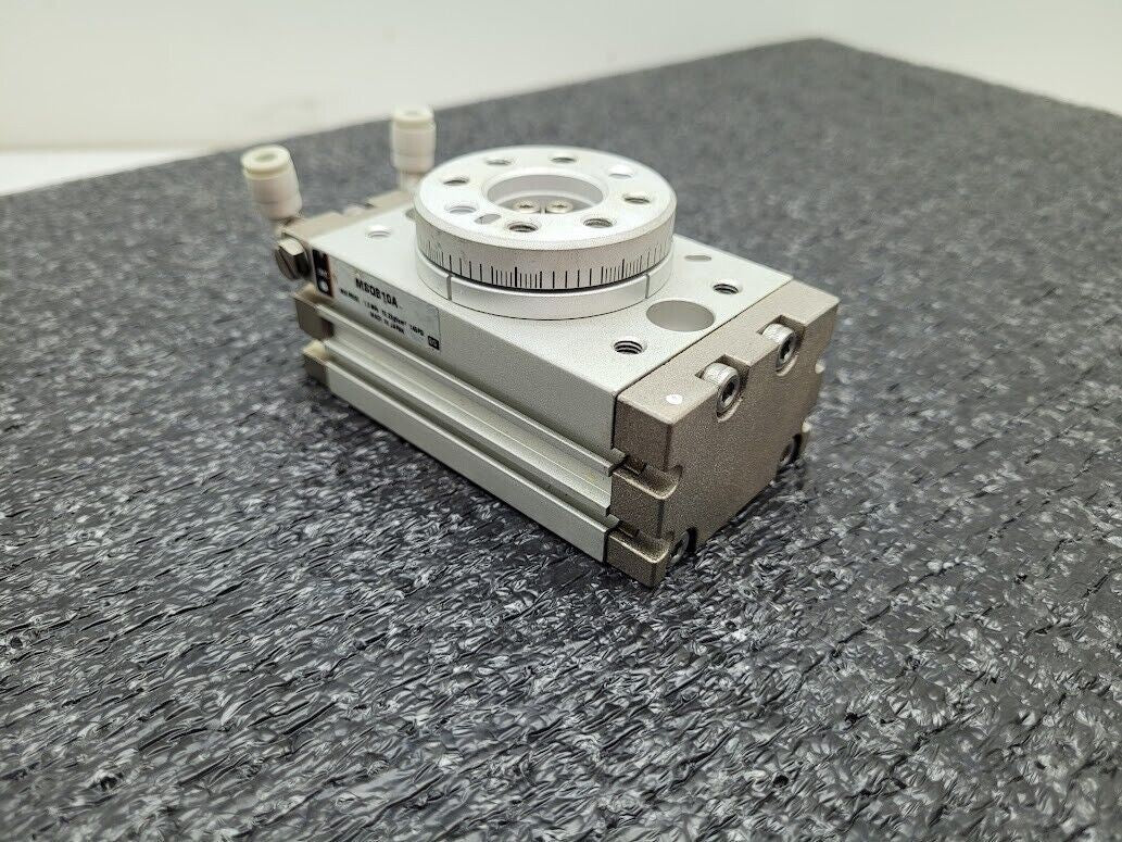 SMC MSQB10A Pinion Rotary Actuator Pneumatic Cylinder Table w/ D-M9N Sensors
