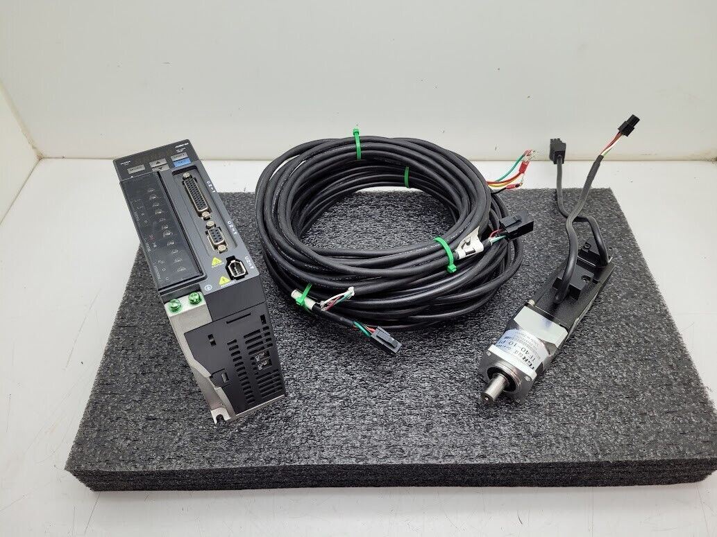 Delta ASD-B2-1021-B 220V 1-Phase Servo Drive 100W w/ Motor and Cables