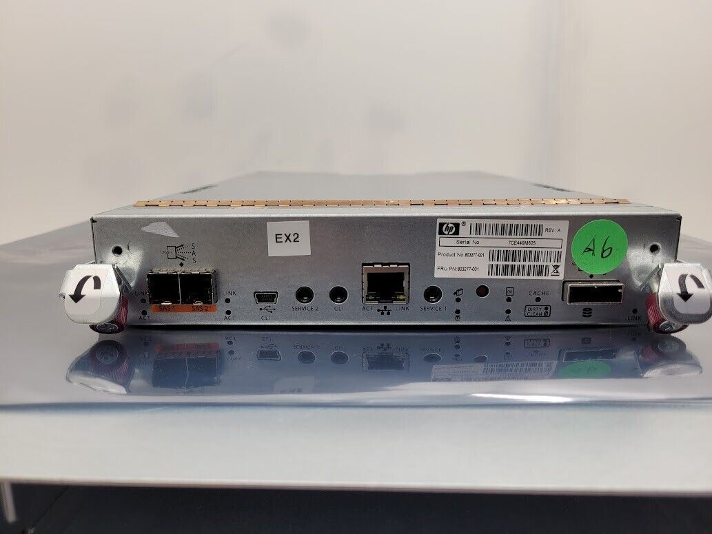HP 803277-001 MSA 1040 2 Port 12Gb SAS SFF Storage Dual Controller CF Card