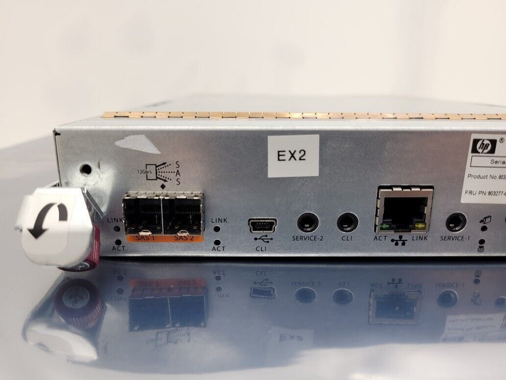 HP 803277-001 MSA 1040 2 Port 12Gb SAS SFF Storage Dual Controller CF Card