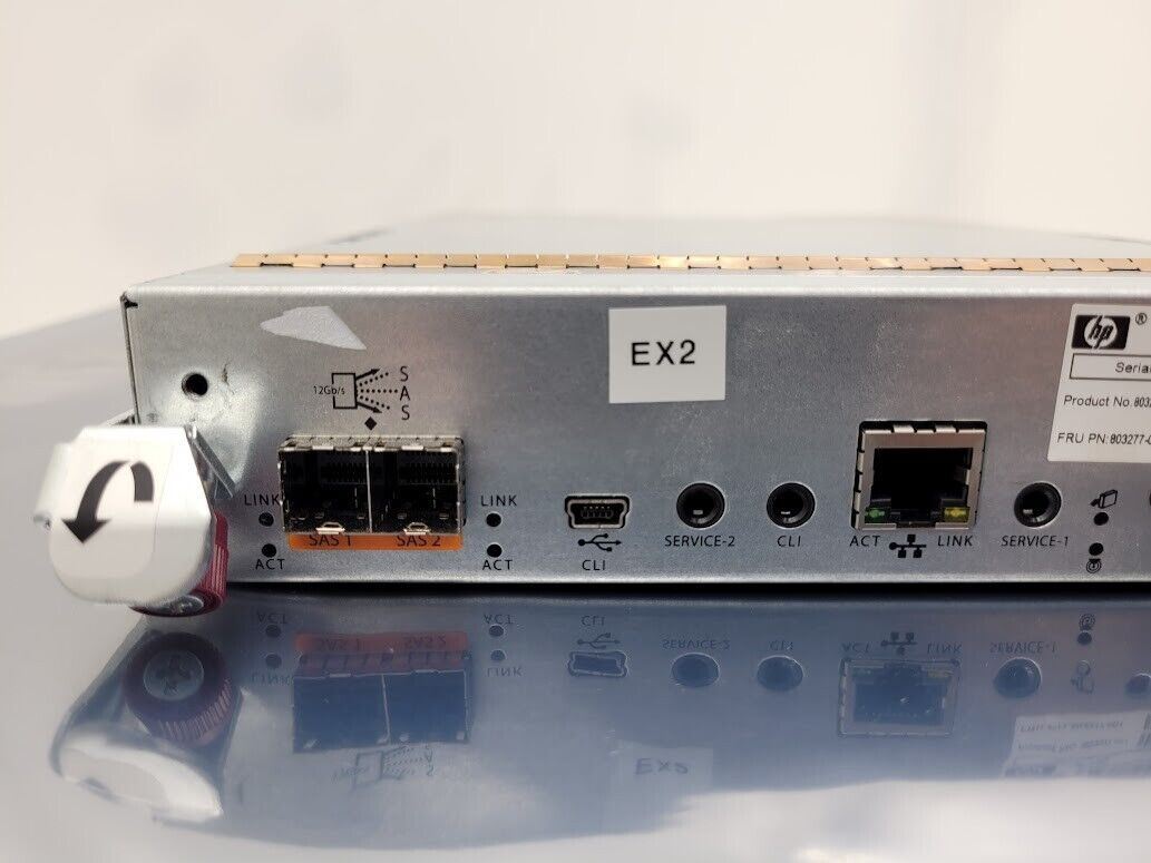HP 803277-001 MSA 1040 2 Port 12Gb SAS SFF Storage Dual Controller CF Card