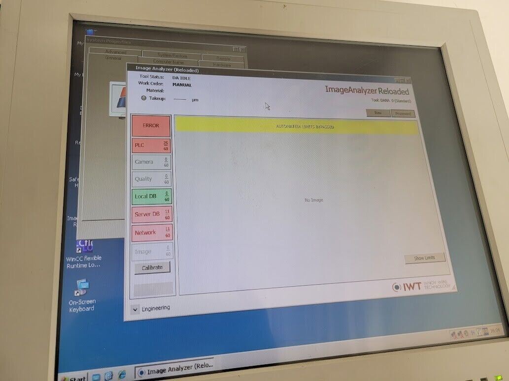Advantech PPC-177T-BARE-TE Color TFT LCD Operator Touch Panel HMI 17" Screen D